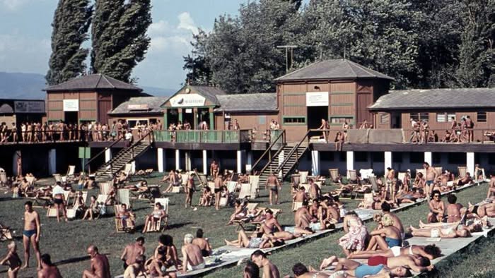 Gradsko kupalište na Savi 1955. godine